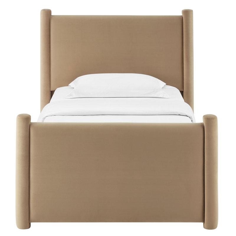 Lit plateforme Rael, Taupe, Simple