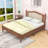 Chatmon Wooden Platform Bed with Natural Rattan Headboard and Slats Support-1482150075-1482150078