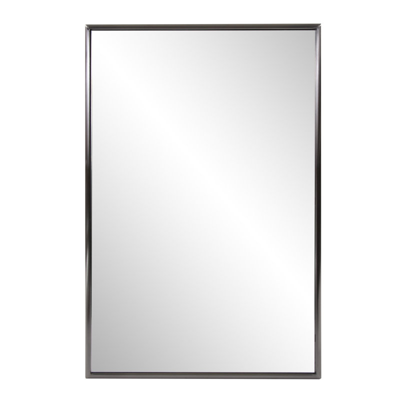 Miroir de salle de bain Marshall, Titane