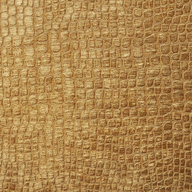 Tissu velours lime alligator, Cuivre