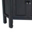 Armoire de coin 30 pouces à 2 portes et 2 tiroirs, noir