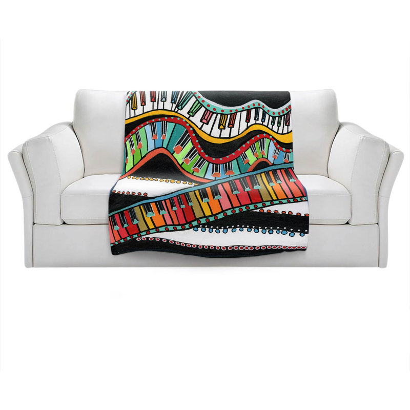 Hand Woven Throw Blanket, 68" x 80"