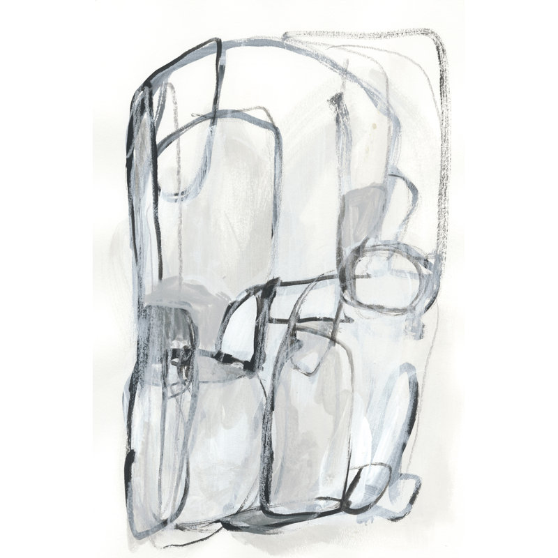 Entanglements I by June Erica Vess - Painting Print, 30cm H x 20cm W, Wrapped Canvas