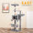 60-Inch Tall Multi-Level Indoor Cat Tree
