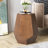 Metal Hammered End Table