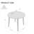 Layce Extendable Round Solid Wood Dining Table-943131754