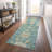 Machine Washable Indoor/Outdoor Cicel ACN1150 Teal-100248015