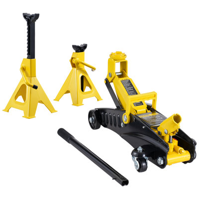 Low Profile Floor Jack 2 Ton Heavy Duty Single Piston Hydraulic Pump