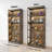 5 Tier Glass Display Cabinet, Curio Cabinet, Dining Cabinet, Bookcase With Adjustable LED Lights, Human Sensor-716561637