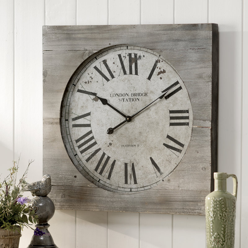 Bilel Wood Wall Clock