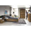 VELVET Solid and Manufactured Oak Wood 2-Door Wardrobe