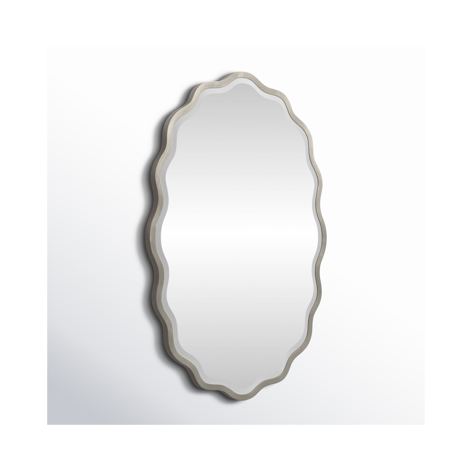 Meadowdale Serafina Wall Mirror, Silver