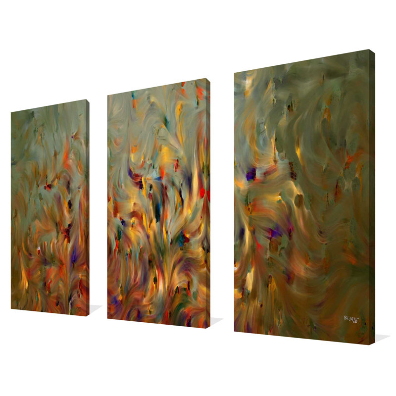 Faith, Not Emotion. «2 Corinthians 5: 7» par Mark Lawrence - ensemble de 3 impressions sur toile tendue