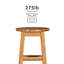 Bernistine Solid Wood Counter/Bar Stool-41425136-71099991