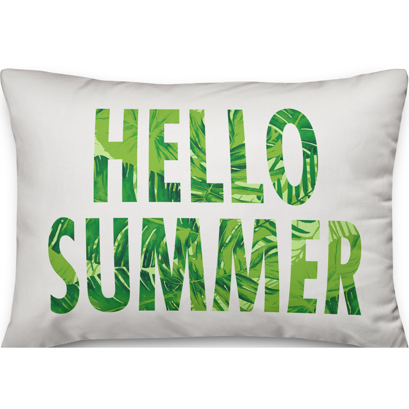  Coussin intérieur / extérieur Hello Summer