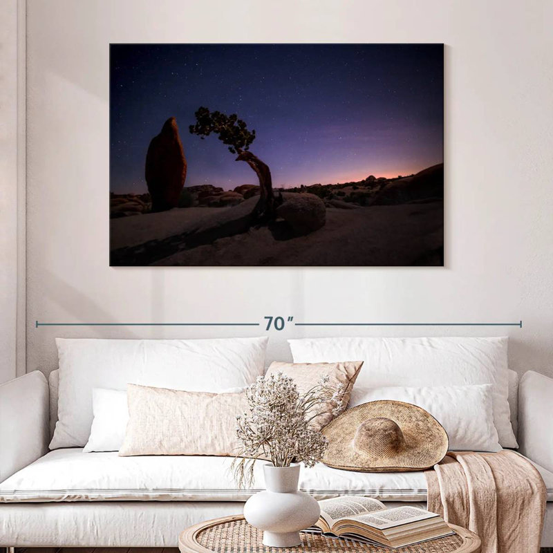 Nicci Joshua Tree Night Landscape, 32'' H x 48'' W