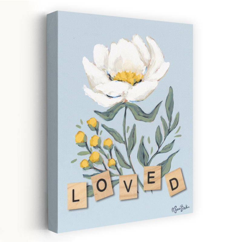 Art floral printanier Happy Flower, H 36 po x l 24 po