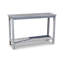Charmante console en eucalyptus pour les espaces extérieurs, rehaussant l'esthétique et la fonctionnalité