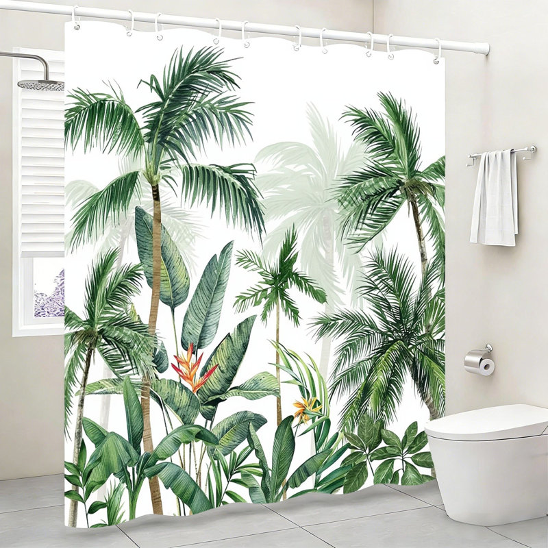 Rideau de douche Tropical Palm