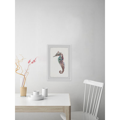 Lone Seahorse - Single Picture Frame Painting