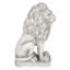 Mansfield Manor Lion Looking Right Sentinel Statue