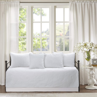 Ensemble réversible en coton blanc 180 fils