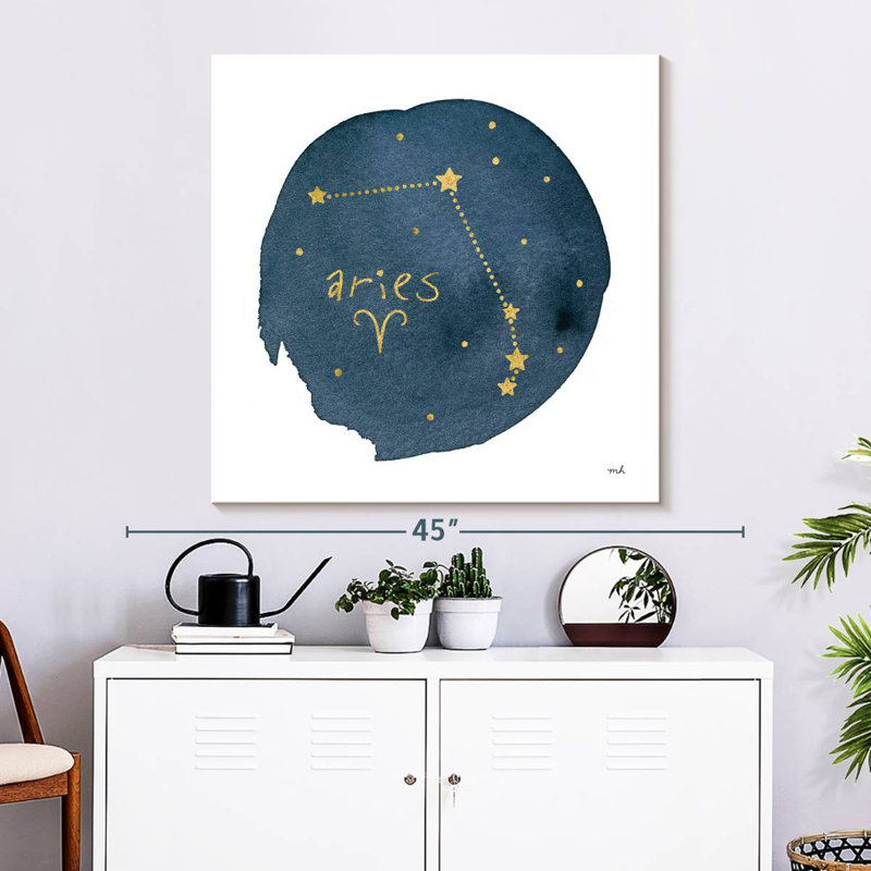 Adella Horoscope Aries, 33" H x 33" W