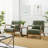 Jabarius Faux Leather Armchair-224800016
