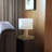Mia 15.75" Midcentury LED Table Lamp With Maple Wood Base