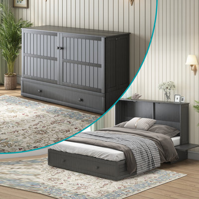 Amri Murphy Storage Bed with Mattress