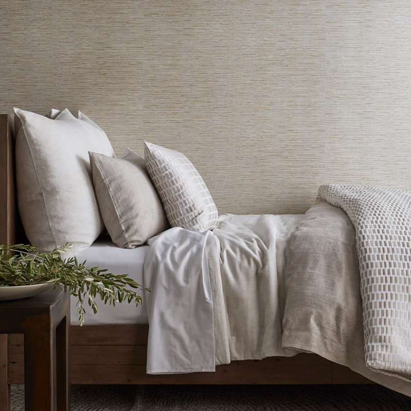 Chino Duvet Cover, King Duvet Cover, Pearl