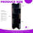 Unavela 5-Tier L-Shaped Corner Bookshelf With LED Lighting & Baffle-1212803342