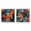 Wallsend - Ensemble de 2 collages floraux et botaniques carrés-101861683-101861684