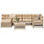 7 Piece Garden Sofa Set Solid Wood Douglas Fir-1665652013