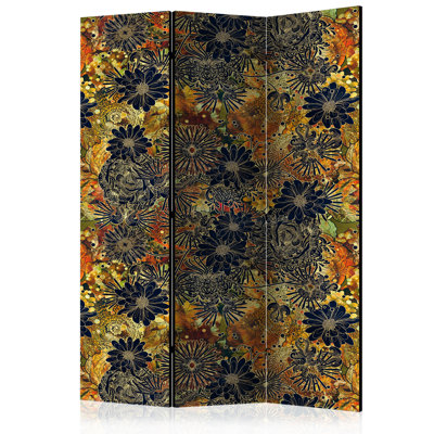 135 cm W x 172 cm H 3 - Panel Folding Room Divider