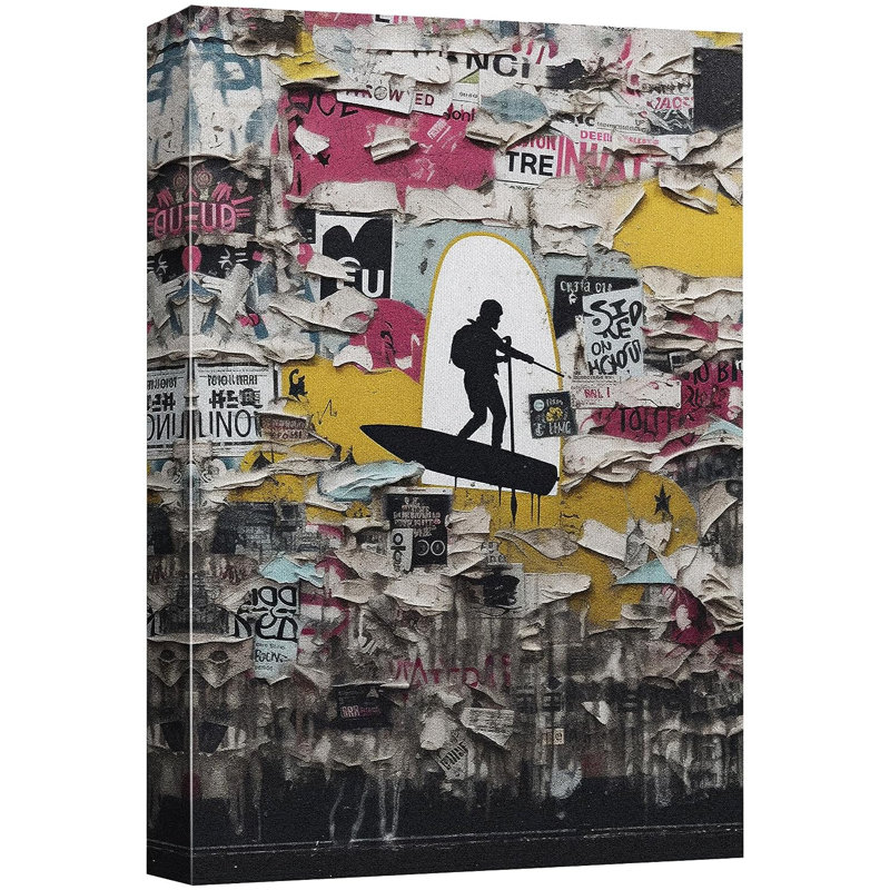 Rockstar concert, impression sur toile, H 18 po x l 12 po x P 1,5 po, Toile tendue