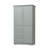 Tall And Wide Storage Cabinet With Doors For Bathroom/Office, Three Drawers, Grey-2001977392