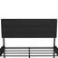 Base de lit tapissier grand format avec tête de lit, aucun sommier requis, rangement sous le lit 14 po-1770986379-1770986377