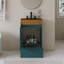 Meuble-lavabo simple autoportant de 20 po avec plateau en acier inoxydable 304 avec drain-2031433957