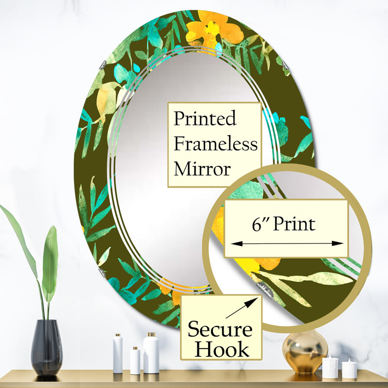Oval Mirror, 36" x 24"