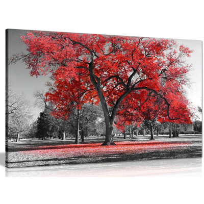 Tree Leaves - Wrapped Canvas Print