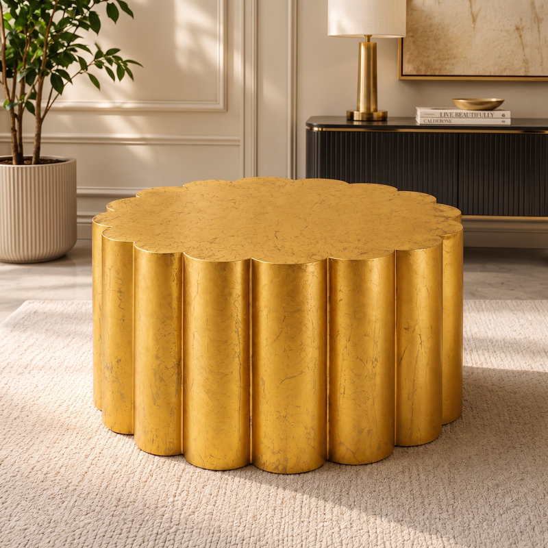 Table basse Jaclynn - doré, Gold