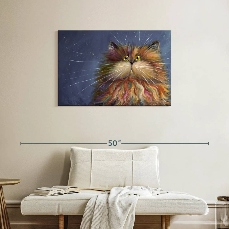 Pixie Kitty, 24" H x 36" W