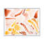 Éléments graphiques rétro en orange et jaune I - peinture sur toile-67232878-67232895