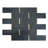 Natural 11.86 in. x 11.54 in. Brick Joint Polished Marble Mosaic Tile-98049969