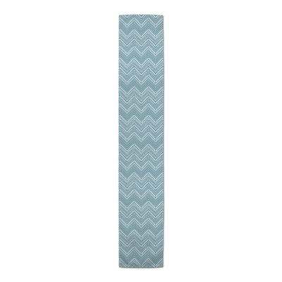 Clarra Rectangle Chevron Polyester Table Runner