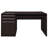 Halston Cappuccino 3-Drawer Office Computer Desk