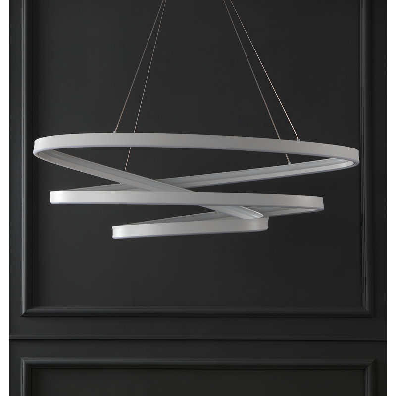 Yasmine 1 - Light LED Chandelier, White