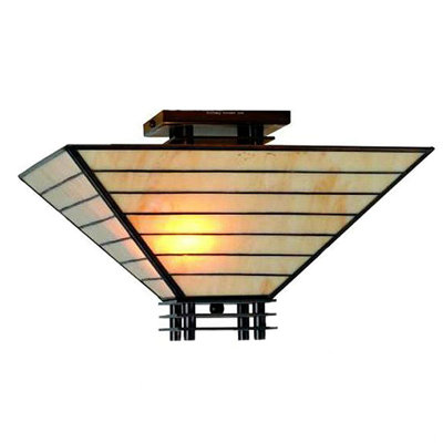 Jace Glass Semi Flush Mount
