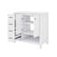 Meuble-lavabo 36 po avec portes doubles et deux tiroirs-490689892